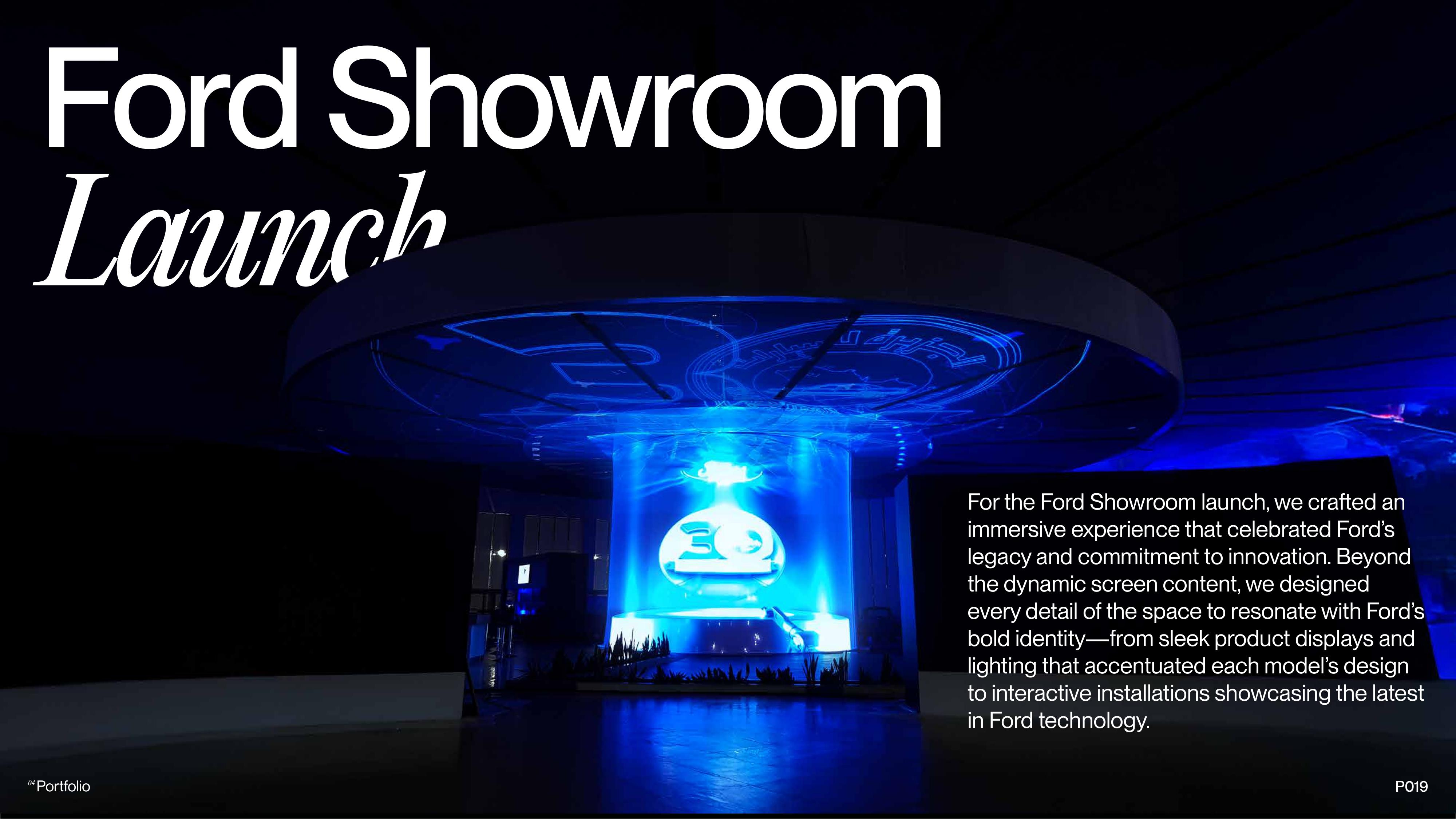 Ford Showroom Launch