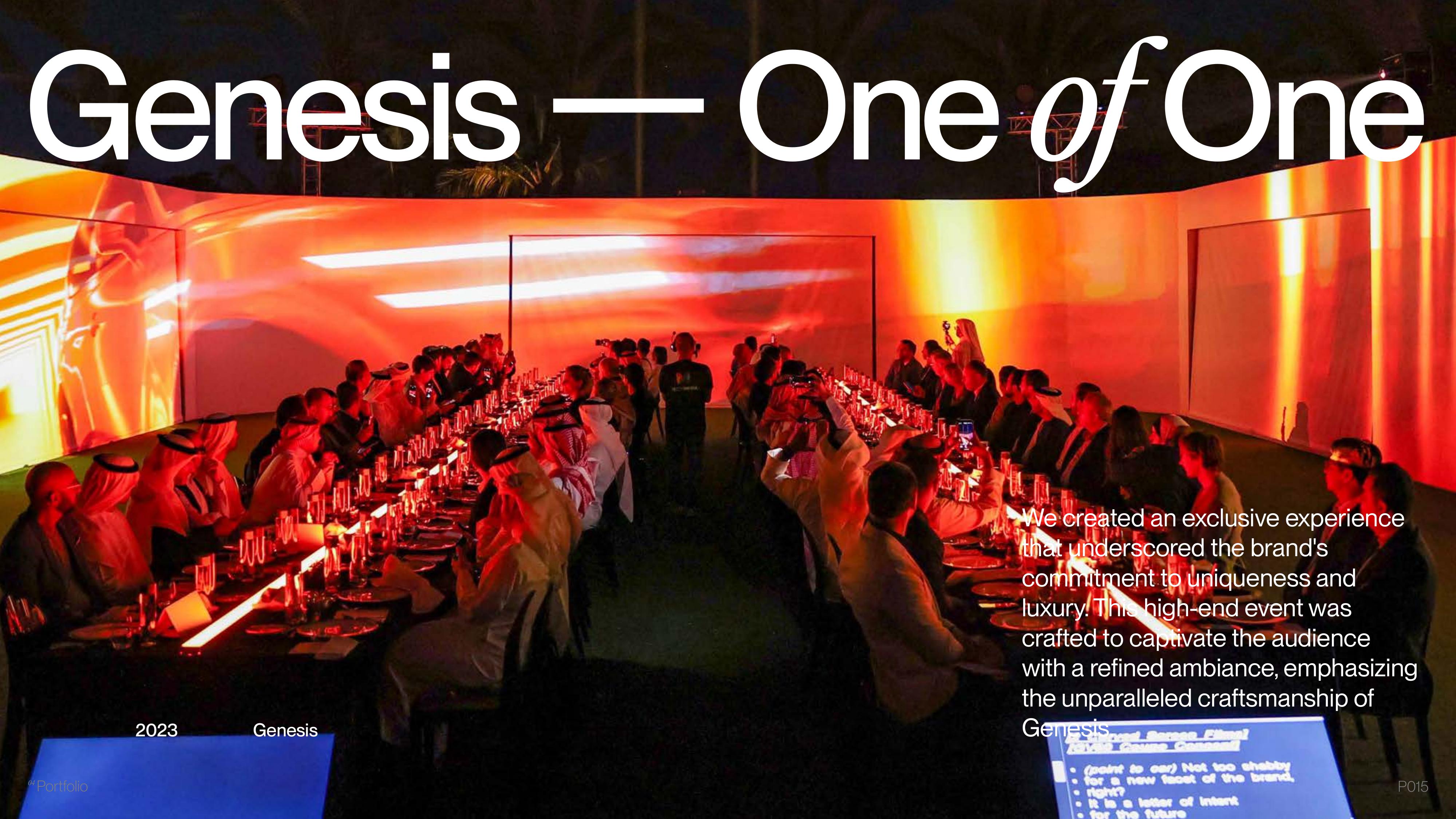 Genesis — One of One